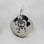 Initial Disk Pendant - Letter R