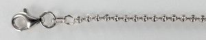 Moon Cut 002 (2 mm) Rhodium 16"